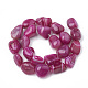 Chapelets de perles en agate à rayures naturelles/agates à bandes G-S299-84B-2