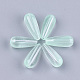 Transparent Spray Painted Glass Beads GLAA-S183-23D-1
