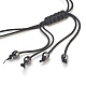 Adjustable Glass Seed Beads Braided Bead Bracelets BJEW-JB03867-4
