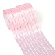 Cinta de conciencia rosada para el cáncer de mama materiales para hacer cajas de regalos del día de san valentín paquetes de cinta de raso de una cara RC10mmY004-1