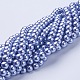 Glass Pearl Beads Strands HY-8D-B49-3