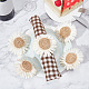 CRASPIRE Sunflower Napkin Rings Set of 6 Artificial Napkin Rings Daisy Napkin Holder Rings Burlap Cord Napkin Buckle Handmade Napkin Loop Bionic Twine Dinner Wedding Table Decor AJEW-WH0041-22P-5