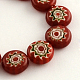 Handmade Millefiori Glass Beads Strands LK-R004-02H-1