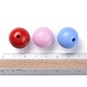 Perline palla acrilico bubblegum solido X-SACR-R812-20mm-M-5
