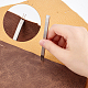 Fingerinspire 2Pcs 45# Steel Leather Hole Punches TOOL-FG0001-08-3