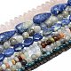 Chapelets de perles en pierre précieuse naturelle et synthétique G-F513-02A-1