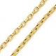 Trendy Unisex 304 Stainless Steel Box Chain Necklaces NJEW-L043-01G-2