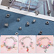 Sunnyclue 1 boîte de 100 pièces de connecteurs de perles de 10 styles FIND-SC0003-57-4