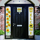 Polyester-Hängeschild für die Veranda-Dekoration der Haustür im Home Office HJEW-WH0023-007-5