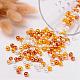 Caramel Mix Pearlized Glass Pearl Beads HY-X006-6mm-02-3