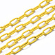 Spray Painted Iron Paperclip Chains CH-S126-001D-1