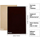 BENECREAT 18PCS 9 Color Velvet Fabric Sticky Back Adhesive Back Sheets DIY-BC0002-45-2