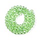 Chapelets de perles en verre électroplaqué&nbsp;EGLA-A044-T8mm-A09-3