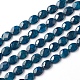 Natürliche blaue Apatitperlenstränge G-I271-B05-8x10mm-1