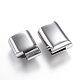 304 Stainless Steel Magnetic Clasps with Glue-in Ends X-STAS-D159-28P-2