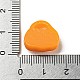 ハロウィーンテーマの不透明樹脂デコデンカボション  カボチャ  14.5x15.5x7mm RESI-E055-01G-3