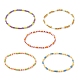 Bracelets extensibles de perles en verre BJEW-JB09095-1