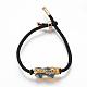 Adjustable Nylon Cord Bracelets BJEW-L639-08A-1