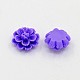 Mixed Color Resin Flower Cabochons X-CRES-J008-M-3