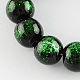 Baking Painted Glass Bead Strands DGLA-R040-12mm-01-1