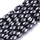 Magnetic Synthetic Hematite Beads Strands IM8x12mm602-1