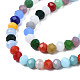 Glass Beads Strands GLAA-S019-01D-3