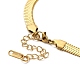 Ionenplattierung (IP) 304 Edelstahl-Halskette mit Fischgrätenmuster für Männer und Frauen X-NJEW-E076-03E-G-3