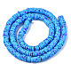 Handmade Polymer Clay Beads Strands CLAY-R089-6mm-164-2