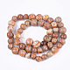Brins de perles de jaspe impérial naturel G-S355-11B-2