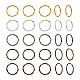 Craftdady 250pcs5色合金リンキングリング  丸いリングの形  ミックスカラー  22x1.5mm  50個/カラー FIND-CD0001-11-1
