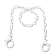 Персонализированные ожерелья-цепочки из абс-пластика NJEW-JN02850-07-1