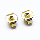 Brass Ear Nuts X-KK-I641-01G-2