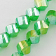Electroplate Glass Beads Strands EGLA-R031-10mm-11-1