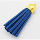Golden Brass Suede Tassels for Cell Phone Straps Making FIND-H004-9G-1