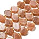 Chapelets de perles de pierre de soleil naturelle naturelles G-G072-A03-02-1