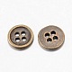 Alloy Buttons X-BUTT-D054-15mm-02-2
