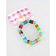 Bracelets acryliques à la mode pour enfants BJEW-JB01011-2