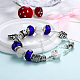Verre perles bracelets européens BJEW-BB18641-5