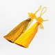 Knot Nylon Cord Tassel Pendant Decorations HJEW-K021-M-1