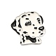 Hunde-Emaille-Anstecknadel mit Messing-Schmetterlingsverschlüssen JEWB-A006-04A-1