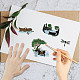 CRASPIRE Landscape Scenery Rubber Stamps Dragonfly Tree River Natural Transparent Clear Stamps Silicone Seals Stamp for DIY Scrapbooking Photo Album Decorative Cards Making Stamp Journal DIY-WH0439-0106-4