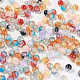 Arricraft 200 Stück 8 Farben zweifarbige transparente Craquelé-Glasperlen GLAA-AR0001-44-5
