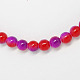 Spray Painted Glass Beads Strands DGLA-R002-8mm-M-3