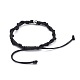 Braccialetti di perline intrecciati in filo di poliestere cerato coreano regolabili unisex BJEW-JB04669-01-3