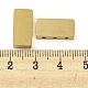 イオンプレーティング（ip）304ステンレス鋼マルチ連リンク  長方形  ゴールドカラー  7.5x6x4mm  穴：1.4mm STAS-Q319-05B-G-3