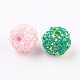 Plastic Wrapped Woven Beads KY-I003-01B-2