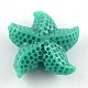 Teñidas de abalorios de coral sintéticas CORA-R011-23E-1