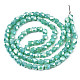 Electroplate Glass Beads Strands EGLA-N002-13-A07-2