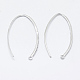 925 Sterling Silver Micro Pave Cubic Zirconia Earring Hooks STER-K168-058-3
