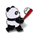 Épingles en émail panda sur le thème du sport JEWB-P026-A09-1